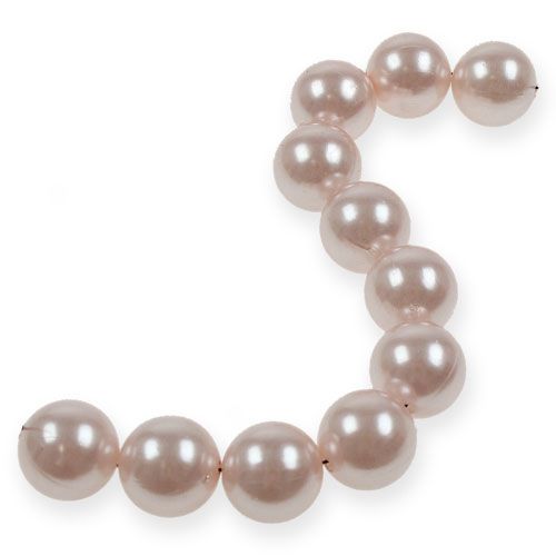 Floristik24 Perles déco Ø2cm rose 12p