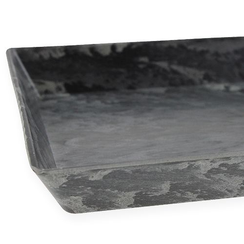 Article Plateau déco anthracite 27cm x 12cm