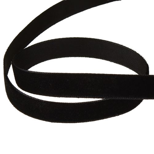 Article Rubans décoratifs Velours Noir 10mm 20m