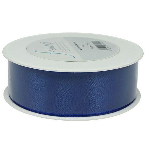 Article Ruban cadeau et décoration bleu foncé 40 mm x 50 m