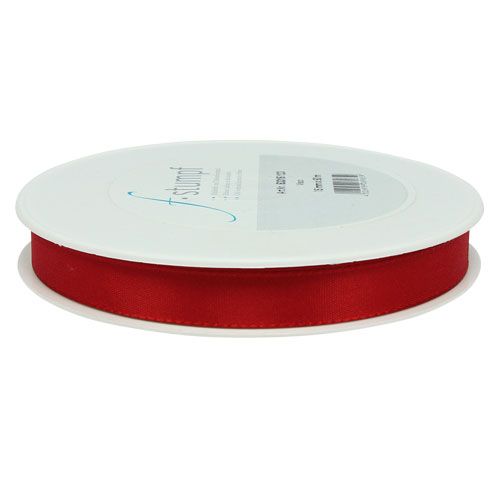 Article Ruban cadeau et décoration rouge 25mm 50m