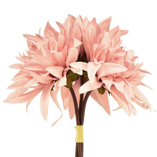 Article Fleurs décoratives dahlia fleur rose artificielle Ø15cm L28cm 3 pcs