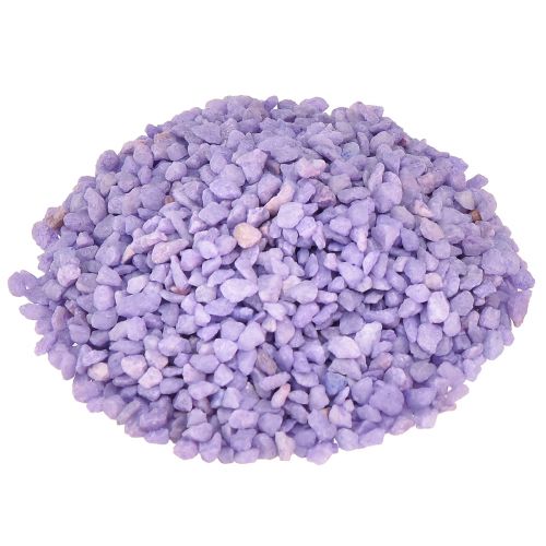 Floristik24 Granulés décoratifs lilas pierres décoratives violet 2mm - 3mm 2kg