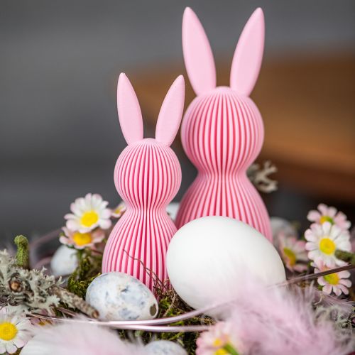 Article Lapin de Pâques décoratif, symbole de printemps pour la décoration intérieure, 13 cm, lot de 3