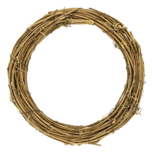 Couronne décorative couronne de vigne couronne naturelle vierge Ø25cm 4pcs
