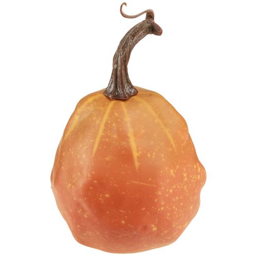 Article Citrouille décorative pour décoration orange jaune Ø9cm 4 pcs