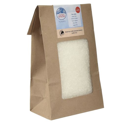 Floristik24 Blanche-Neige déco à base de maïs 100% matière biosourcée 20g
