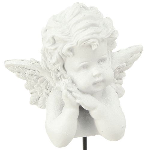 Article Figurine ange pour cimetière Décoration funéraire piquet 5cm 6pc