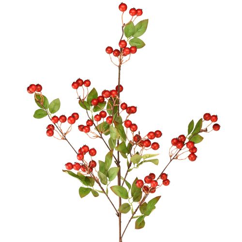 Floristik24 Branche décorative baies rouges branche artificielle Noël 88cm