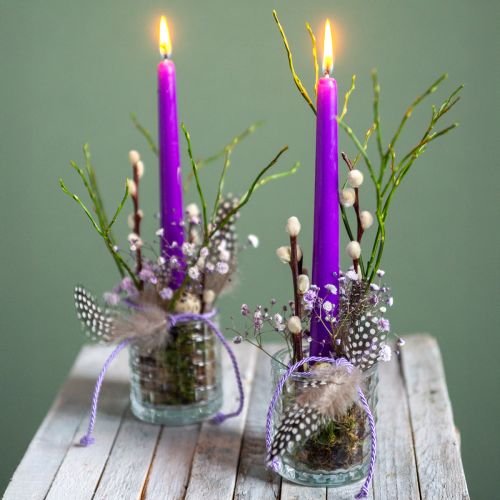 Floristik24 Véritables plumes de pintade plumes décoratives naturelles 4-12cm 100 pièces