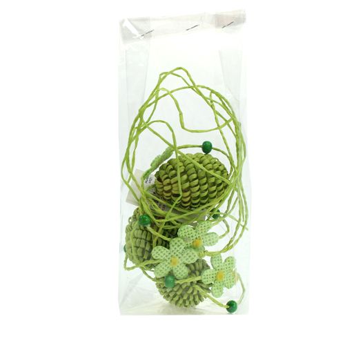 Floristik24 Guirlande de Pâques verte 120cm