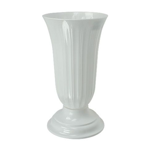 Article Vase Lilia blanc Ø16 - 28cm vase de sol 1pc