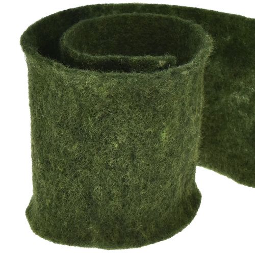 Article Ruban de feutre ruban de laine artisanat feutre rouleau vert foncé 15cm 5m