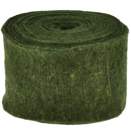 Article Ruban de feutre ruban de laine artisanat feutre rouleau vert foncé 15cm 5m
