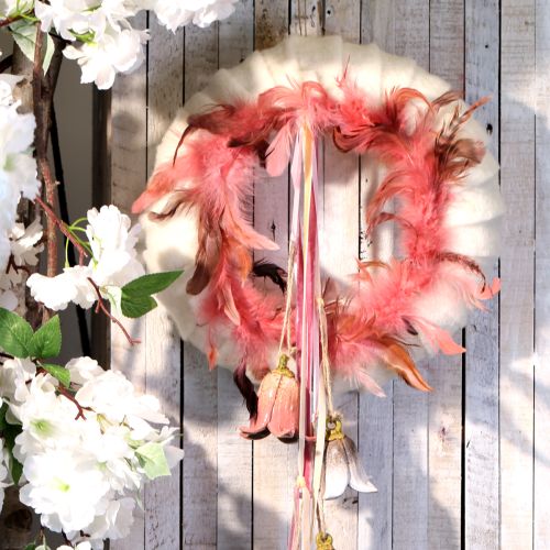 Article Ruban en feutre Ruban en laine Blanc L7cm/15cm L100/100cm Lot de 2
