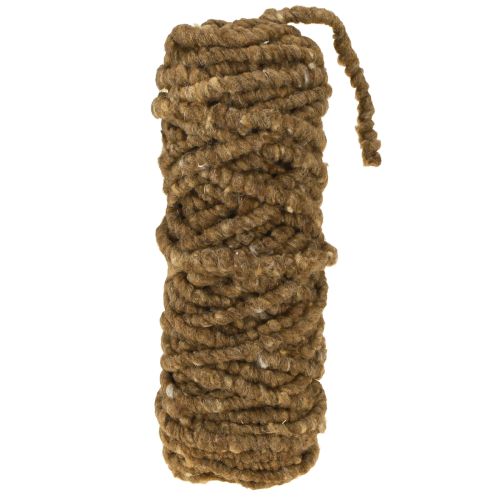 Floristik24 Cordon de feutre polaire Mirabell 25 m marron