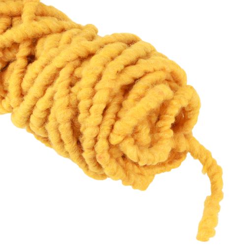 Article Cordon de feutre moelleux Mirabell jaune jaune 25 m