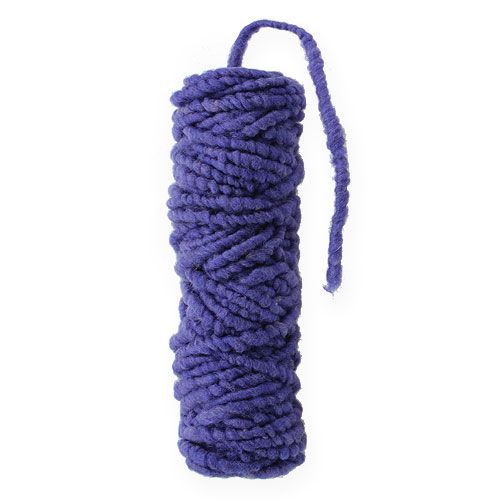 Article Cordon feutre polaire Mirabell 25m violet