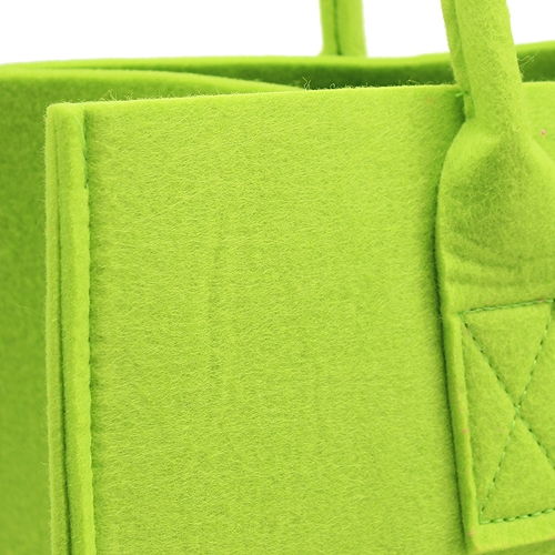 Floristik24 Sac en feutre vert pomme 38x20x24cm