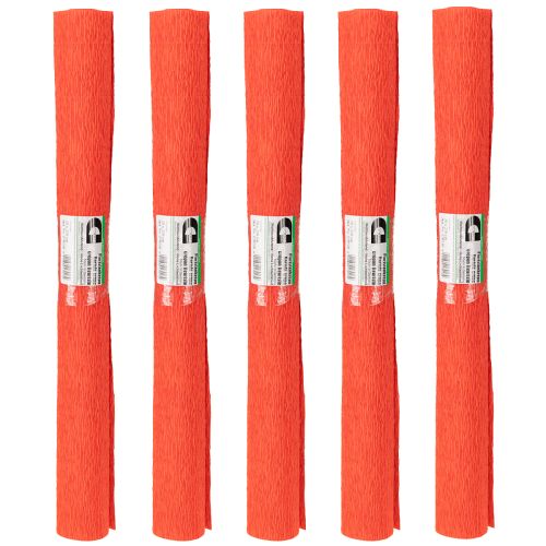Article Papier crépon fleuriste crépon fleuriste rouge 50×250cm 5 pièces