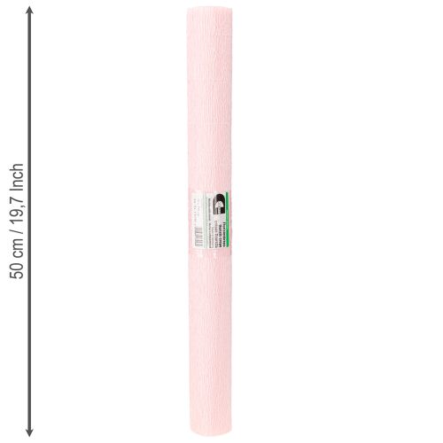 Article Papier crépon fleuriste rose 50x250cm