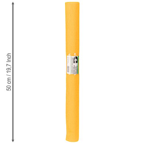 Article Papier crépon fleuriste jaune soleil 50x250cm