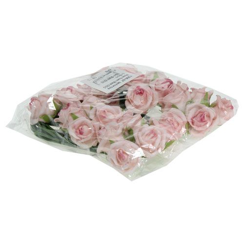 Floristik24 Foam Rose Ø3.5cm rose saumon 30pcs