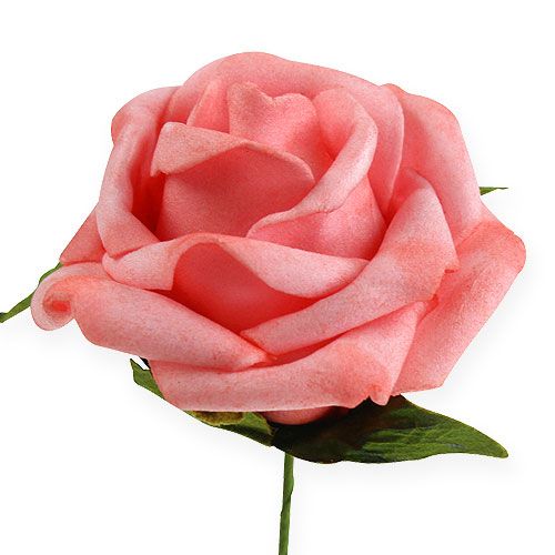 Floristik24 Rose en mousse Ø 6cm rose 27p
