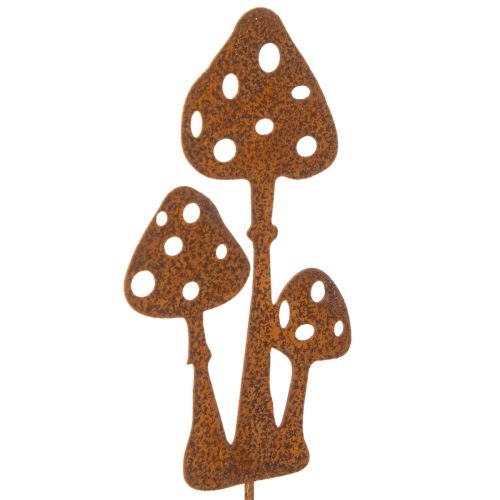 Tuteur de jardin en acier patiné, tuteur décoratif pour amanite tue-mouches, 15 cm, lot de 6 acheter | Floristik24.be