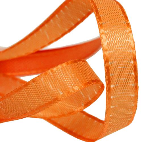 Article Ruban cadeau et décoration orange 10 mm 50 m