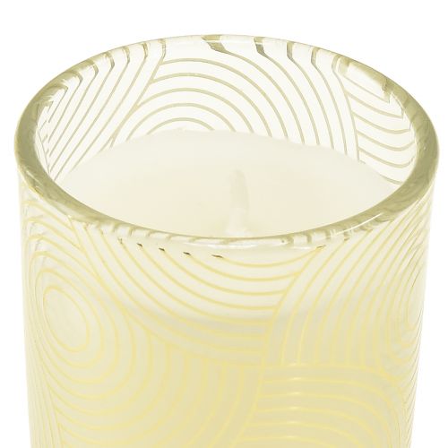 Article Coffret cadeau bougies parfumées parfum d&#39;ambiance dans un verre parfum vanille