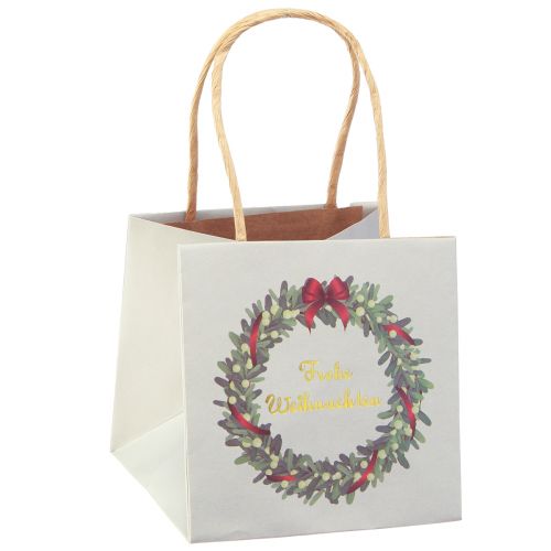Article Sac cadeau avec poignées sac cadeau gris 12×12cm 8 pcs