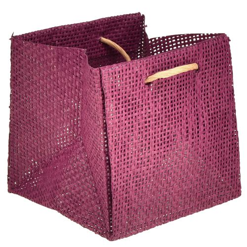 Article Sac cadeau avec poignées en rose bordeaux 10,5 cm 8 pcs