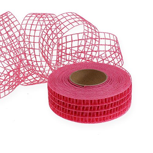 Floristik24 Grille ruban 3cm x 10m coloré 7pcs