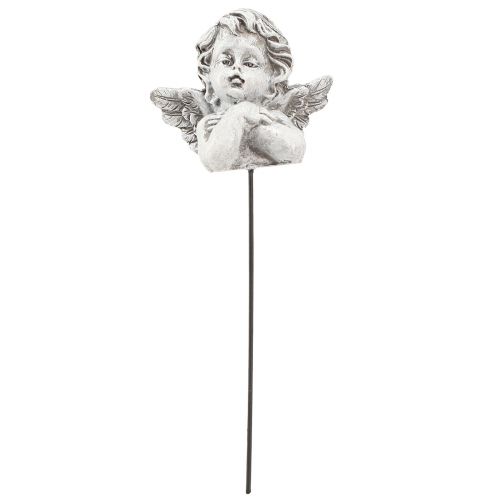Article Décoration funéraire ange sur bâton décoration pour arrangement 5,5 cm 4 pcs