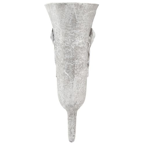 Article Vase funéraire vase gris à coller avec motif calla H32,5cm