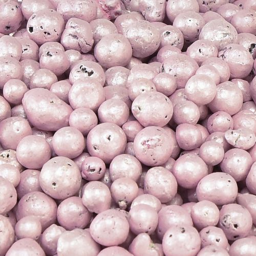 Article Perles décoratives brillantes 4mm - 8mm granulés d'argile rose 1l