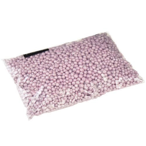 Article Perles décoratives brillantes 4mm - 8mm granulés d'argile rose 1l