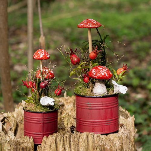 Article Décoration de cynorhodon rouge branches de cynorhodon artificielles 48 cm 3 pièces