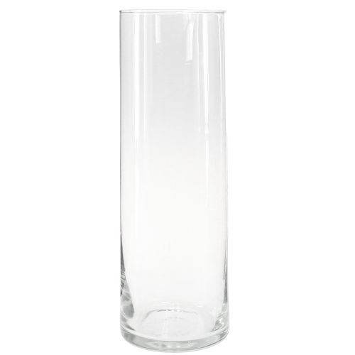 Article Grand vase en verre vase à fleurs conique verre 30cm Ø10,5cm