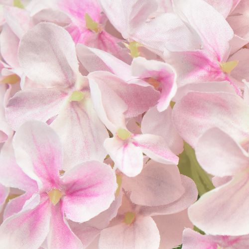 Article Hortensia artificielle rose clair fleur artificielle fleur de jardin 65cm