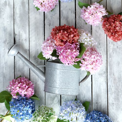 Article Hortensia rose 80cm 1 pièce