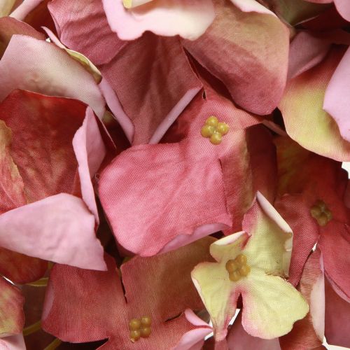 Article Couronne d&#39;hortensias couronne décorative artificielle rose mauve Ø30cm