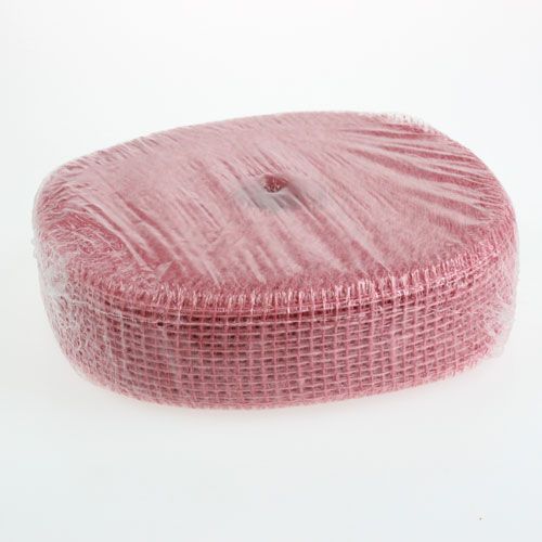 Article Ruban de jute rose 5cm 40m