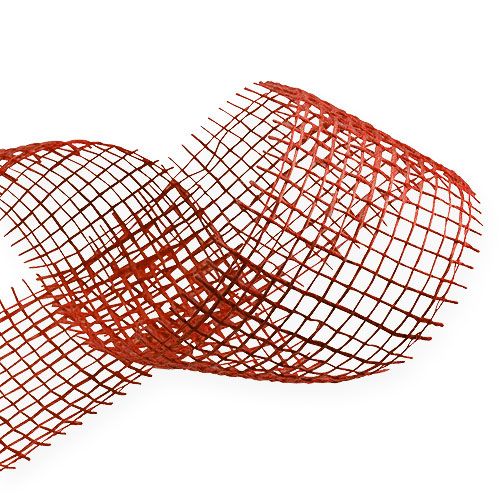 Article Ruban de jute rouge 5cm 40m