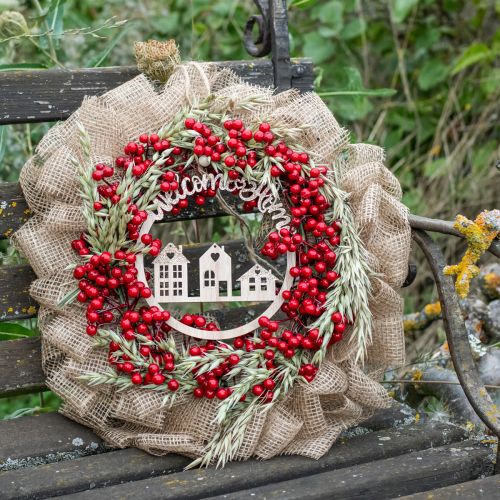 Floristik24 Ruban de jute naturel 5cm 40m