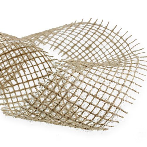 Floristik24 Ruban de jute naturel 5cm 40m