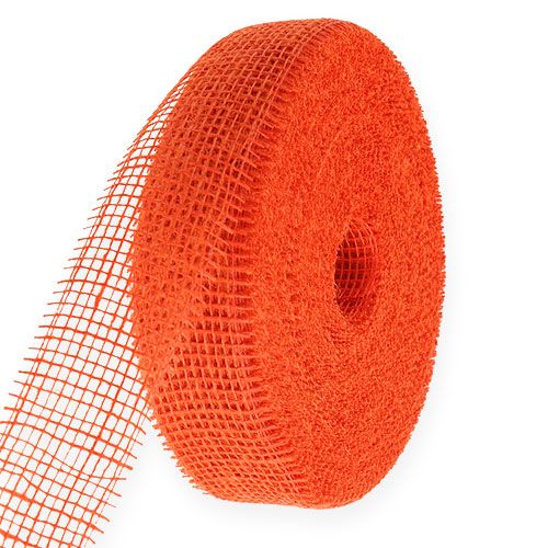 Article Ruban de jute orange 5cm 40m