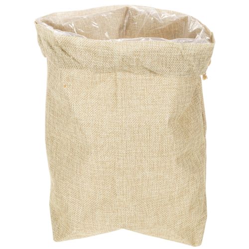 Sac en jute 20×10cm H30cm Sac cadeau | Floristik24.be