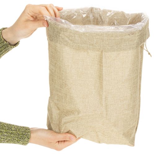 Sac en jute 28×10cm H40cm | Floristik24.be